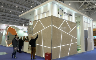 Video: Moca Stone at Xiamen International Stone Fair 2017