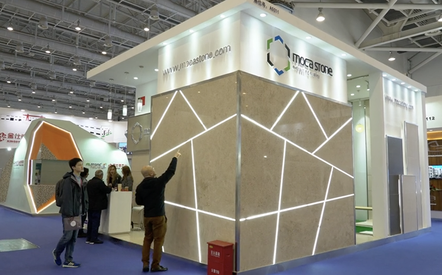 Video: Moca Stone at Xiamen International Stone Fair 2017