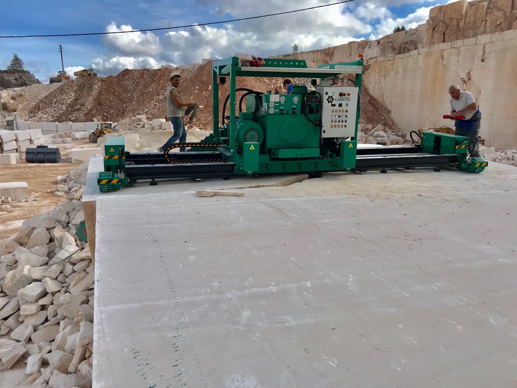 moca stone, machinery, quarry work, technology