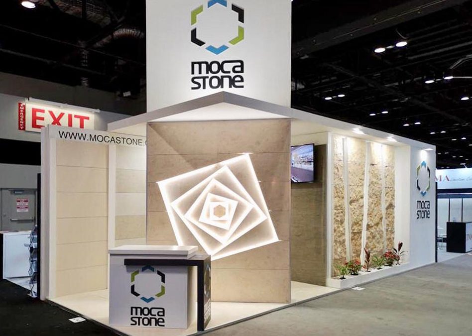 Produtos fantásticos da Moca Stone na Coverings 2019