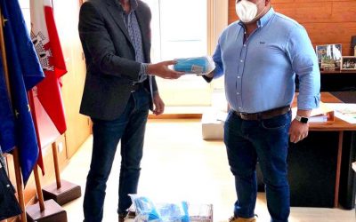 Covid-19: MocaStone delivers 1000 masks for Civil Protection